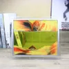 Decorazioni per la casa vetro sabbie mobili flusso creativo pittura di paesaggio regali di compleanno ufficio soggiorno Decorazione clessidra 3D 210727
