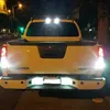 Luz de trabalho 2 pcs 3157 LED Canbus T25 P27 / 5W 3030 Bulbos 4157NA 3457A 3757A Carro de carros sinal de travão inverso 6000K