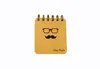 Schnelle Retro-Design-Männer-Stil-Loseblatt-Notizblöcke, Spulenbuch, tragbares Taschen-Notizbuch, Tagebuch, Notizblock, Größe 10 x 8,5 cm, 60 Stück