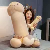 Funny Penis Plush Toy 30cm-100cm simulation Stuffed Soft Dick Doll Real-life Penis Pillow Cushion Cute Sexy Toy Interesting Gift Y211119