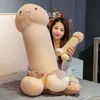 Divertente pene peluche 30 cm-100 cm simulazione farcito morbido cazzo bambola vita reale pene cuscino cuscino carino giocattolo sexy regalo interessante