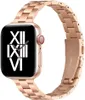 Slimband för Apple WatchBand 40mm 44mm 38mm 42mm 40 mm Tjej / Kvinnor Ultra-tunna metallarmband Iwatch Serie 6 5 4 3 SE Band