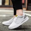 2021 nuove donne scarpe sportive scarpe da ginnastica in rete scarpe stringate femminili punta rotonda da donna tacchi bassi scarpe comode casual appartamenti Y0907