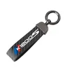 Keychains Fashion Motorcycle Carbon Fiber Leather Rope Keychain Key Ring For K1200S 2003-2009 Accessories Miri22