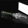 6 Zoll Mini-Glaspfeife im Stiftstil, gerades Rohr, Pyrex-Glas-Ölbrennerpfeifen, Rauchzubehör, Dab-Strohöl-Rig mit Wabenfilterspitze