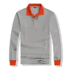 Men's Hoodies & Sweatshirts Custom Polos Shirts Work Clothes Plus Size 4XL Solid Color Long Sleeve Homme Lapel Male Tops Comfortabl