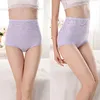 Calcinha das Mulheres Respirável Algodão Underwear Mulheres Moda Floral Impressão Corporal Shaper Cintura Alta Cintura Feminino Conforto Grande Balé