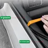 V Type 2M DIY Universal Car Styling Door Window Glass Sealing Strips Rubber Sticker Soundproofing External Auto Accessories