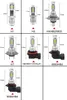 2st H11 LED H4 H7 H1 H8 H9 H16 H3 HB4 HB3 9005 9006 LED Strålkastare Glödlampa 3000K Gul 6000K vit 6500K 12000K Isblå CSP Auto Dimlampa Billjus 12V