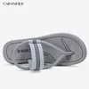 Caranfier Sandals Homens Sandalias Hombre Gladiador Sandálias Para Verão Masculino Sapatos Romanos Sapatos Flip Flops Slops Flats Flats Slippers 210624