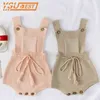 Baby Girls Knitting Romper Knitted Overalls Clothes born Girl Fashion Boys Sweater s 210429