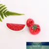 1pcs Creative Red Watermelon Tomato Ceramic Chopsticks Holder Cute Fruit And Vegetable Ornaments KitchenTableware Arrival