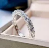 JewelryCouple 4mm Lab Diamond Ring 2925 Стерлинговые обручальные кольца для женщин для женщин.