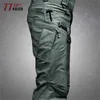 Taktisk lastbyxor Män militär Vattentät Swat Combat Byxor Man Multiple Pocket Andningsbara Army Pant Mens Arbeta Joggers 211123