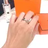 or ruban amour bande anneaux bague pour dame femmes fête amoureux de mariage cadeau fiançailles sier smart Hb_jewelry avec BOX