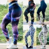 Spor Taytlar İçin Havlu Pantolon Taç Taç Kadın Fitness Sakinsiz Spor Teşhal Kadın Ayçiçeği Baskı Baskı Spor Giyim Giyim Leggins