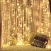 زينة عيد الميلاد ستارة المنزل سلسلة ضوء فلاش الجنية جارلاند ديكور المنزل نافيداد