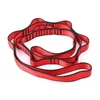 Climbing Nylon Daisy Chain Rope with Loops Yoga Hammock Hanging Strap Mountaineering Bandlet Sling 110cm Climbing Accessory 1197 Z2