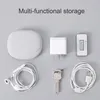 Förvaringspåsar Mini Portable Headphone Case USB Data Kabel Organisator Earphone Bag Wire Silicone Travel Headset