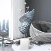 Light luxury feather Decorative Objects living room decoration large floor sofa TV cabinet next to modern soft porch home accessories