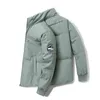 2020 New Winter Down Jacket For Men Solid Color Mid-Length Parka Coat 90% White Duck Down Thick Warm Fashionable Casual Clothin G1115