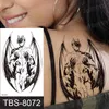 偽のタトゥーの防水タトゥーのバディーアートの女性のセクシーな一時的なタトスドラゴンタイガーフェニックスオオカミ動物Tatoosステッカー
