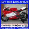 Kroppssprutningsform för Ducati 749 999 S R 749-999 03-06 749 999 2003 2004 2005 2006 Bodywork 15NO.96 749R 999R 2003-2006 749S Vit Röd 999s 03 04 05 06 OEM FAIRING KIT