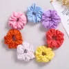 Scrunchies per ragazza Fasce elastiche per capelli Elastico estivo Corda per capelli per bambini Supporto per coda di cavallo a pois elastici Accessori per capelli per bambini