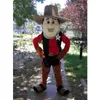 Costume de mascotte de cow-boy d'Halloween de haute qualité personnaliser le personnage de thème d'anime de dessin animé unisexe adultes tenue déguisement de carnaval de noël