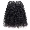 Brazilian Curly Human Hair Weaves 100% Deep Wave Kinky Curly Virgin Hair Bundles Natural Color Unprocessed 9A Brazilian Kinky Curly Hair Extensions