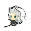 2020 nouveauté Final Fantasy Original japonais anime figure caoutchouc téléphone portable breloques porte-clés sangle G1019