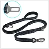 Durable Dog Leash Running Belt No Pull Elastic Pet Car Safety Rope Big Training Strap For Medium Large Accessories 211022