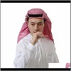 Vêtements ethniques vêtements mode Shemagh Agal hommes Islam Hijab écharpe islamique musulman arabe Keffieh arabe couvre-chef ensembles A227T