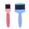 Brosse double face pour animaux de compagnie, poils de chat, poils de toilettage, perte, nettoyage, peigne de massage, outil de coiffure pour chiens de petite, moyenne et grande taille