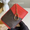 Women Zipper Wallets Credit Card Holder Black Genuine Leather Empreint Logos Embossed Coin Purse Pouch Portefeuille Top 10a Mirror Quality Men Envelope Wallet