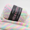 1PC 50g Farbverlauf Woolen Garn 3 Strang Faden Handgemachte DIY Gestrickte Pullover Schal Stricken Häkeln Handwerk Nähen liefert Y211129