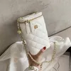 Luxury Quilded PU skórzana torba crossbody 2021 Śliczna TOTE TOTE Kobieta elegancka markowa torebki marki 220210