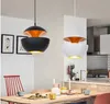 Lampe Led suspendue en aluminium de Style nordique, luminaire décoratif moderne et minimaliste, idéal pour une salle à manger, une Table de Bar, E27, noir/blanc