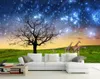 Aangepaste foto behang 3d wallpapers boom natuurlijke landschap artistieke conceptie sofa tv achtergrond muur