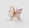 Butterfly Servet Rings Buckle Servetten Houders voor Bruiloft Diners Party Hotel Bruiloften Tafel Decoratie Benodigdheden 100 Stks SN2223