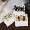 Stud Earrings For Women Halloween Piercing European And American Fashion Retro Personality Exaggerated Spider Jewelry