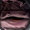 Mochilas de couro macio para meninas adolescentes mochila escola mulheres casual laptop mochila feminina com bolsos de silte mochila feminina q0528
