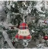 Ciondolo in lino per albero di Natale Calzino natalizio Ornamento da appendere Decorazione per la casa del ristorante