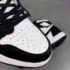 حذاء كرة السلة الكلاسيكي Jumpman 1 عالي الجودة 1s High OG Panda مصمم أزياء رياضية للركض مع صندوق