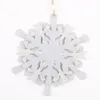 Christmas Ornament Felt Snowflake Pendant DIY Decoration Xmas Tree Hanging Pendants Crafts Free DHL HH21-713
