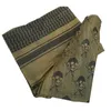 110X110cm Tactical Hiking Scarves Outdoor Army Arab Scarf Military Shemagh Hunting Sniper Face Veil Skull Pattern 2022 Cycling Caps & Masks
