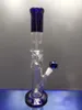 15.5inch hookahs heady colors glass bong unique bubbler helix bongs tall coil water pipe straight tube recycler dab rig zeusartshop