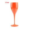 Jednorazowe Obiadowe 175 ml Plastikowe Szampańskie Szkło Wino Bar Akrylowe Przezroczyste Kubki Koktajl Kubki Świąteczne Party Supplies Wedding Tlewa