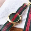 Orologi da polso di marca completa Orologio da donna al quarzo con cinturino in tela di lusso stile ape da donna G90