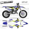 Etiquetas engomadas de la motocicleta MCHMFG Decal para Sherco SE SEF Ser 125 250 300 450 2021 Pegatinas de carenado Gráficos